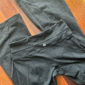 Black Size 0 womens lulu lemon yoga pants.